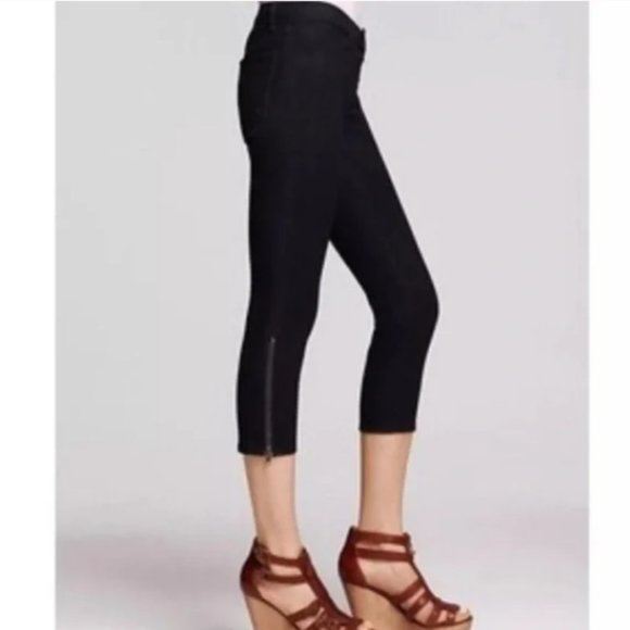 J Brand Skinny Ankle Zip Cropped Jeans SZ 27   2/$20 - Picture 1 of 13
